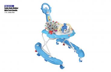 Funky Baby Walker with Push Handle