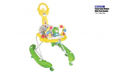 Funky Baby Walker with Push Handle
