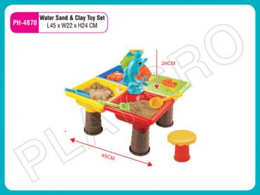 Water Sand and Clay Toy Set